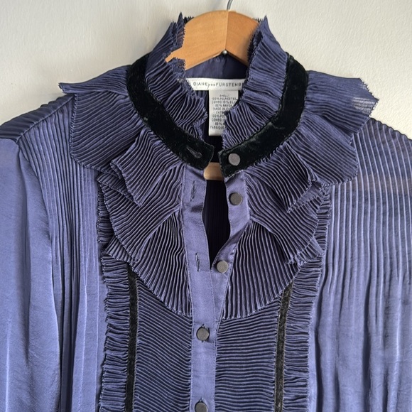 dvf jonquille silk blend blouse - Picture 5 of 11